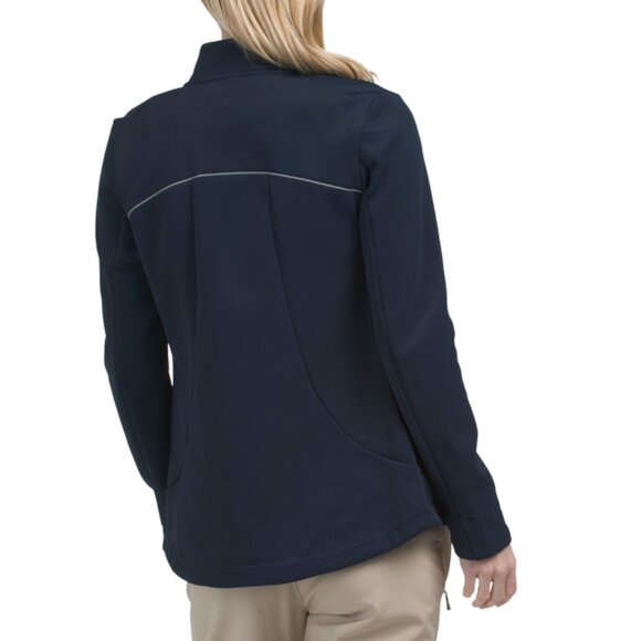 SPYDER Marina Blue Cold Gear Fleece Lined Zip Up Jacket - Picture 2 of 2